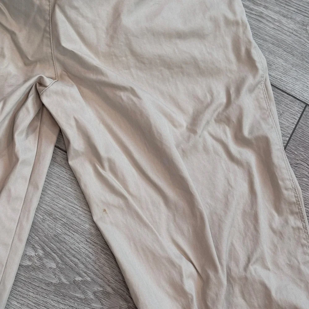 Parx Chino Pants Mens 35x30 Khaki Beige Cotton Straight Leg Trousers Casual